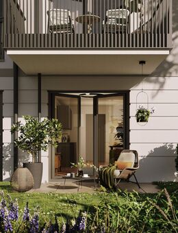 Schöne 2-Zimmer-Wohnung mit Terrasse - München