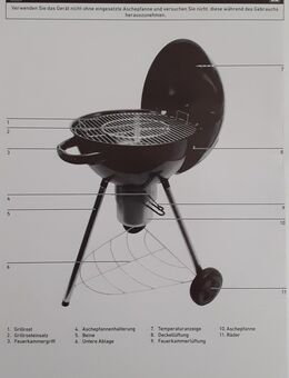 Neuer Kugelgrill mit Deckelthermometer - Tamm