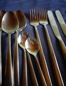 Diverses Besteck, Einzelteile in 97618