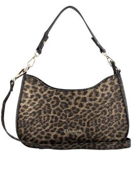 Remonte Umhängetasche, Damen Umhängetasche, Henkeltasche im trendigen Leo-Look