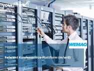 Referent Kundenservice-Plattform (m/w/d) - Schwerin