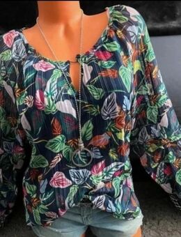 Chiffon Bluse creation l 36 gemustert - Berlin