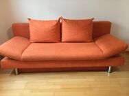 Hochwertige Federkern Schlafcouch mit Bettkasten 140 x 190 cm - München