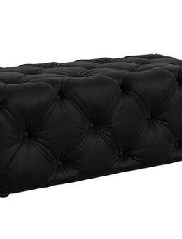 Places of Style Polsterhocker FOLLINA, Polsterhocker mit klassischer Chesterfield-Knopfheftung