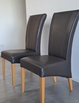 6x Stühle Kunstleder Esszimmer Küche Wohnzimmer – TOP Zustand – günstig! - Aachen