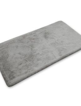 OTTO home Badematte Lennja, Höhe 25 mm, rutschhemmend beschichtet, fußbodenheizungsgeeignet, Polyester, rechteckig, Badteppich, getuftet, Uni, antirutsch, flauschig wie Kaninchenfell