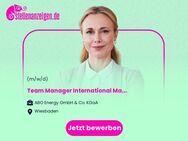 Team Manager (m/f/d) International Markets Hybrid Energy & Battery Storage - Wiesbaden