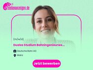 Duales Studium Bahningenieurwesen Bauwesen 2025 (w/m/d) - Mainz