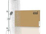 Eisl Brausegarnitur EASY DELUXE, Höhe 96,5 cm, 3 Strahlart(en), Regendusche, Antikalk, höhenverstellbar, inkl. Duschabzieher