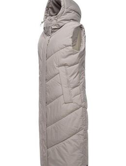 Ragwear Steppweste Suminka Vest Wasserdichte, lange Damen Winterweste