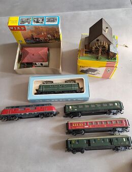 Gesamtpaket Eisenbahnen, Schienen, Waggons, Brücke, etc. - Bad Rappenau Zentrum