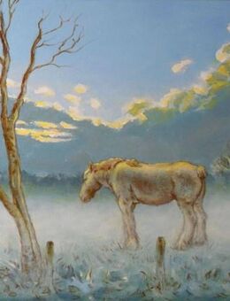 Kunsthandel Gennep - "Pferd Im Morgennebel" - Kleve Zentrum