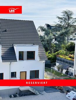 Sonniges Reihenendhaus - Bezugsfertiger NEUBAU mit Keller in toller Waldrandlage von Bischofsheim - Maintal
