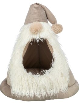 Trixie Xmas Katzenhöhle Wichtel - Ø 45 x H 47 cm, beige