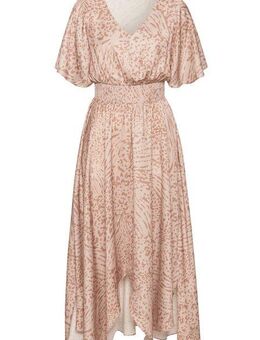 LASCANA Maxikleid mit Animalprint, luftiges Sommerkleid mit Schlitzen