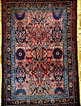 Antike, außergewöhnliche persische Orientbrücke, Carpets, Rugs, handgeknüpft, 204 x 140 cm groß - Berlin Steglitz-Zehlendorf
