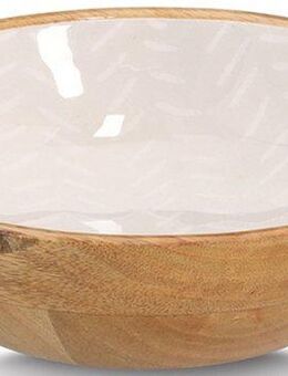 Zeller Present Schale Mangoholz, im modernen Design, Massivholz, hochwertiges natürliches Material