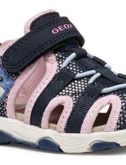 Geox B SANDAL MULTY GIRL Lauflernschuh, Sommerschuh, Klettschuh für Laufanfänger