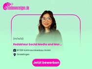 Redakteur Social Media and Marketing Content (m/w/d) - Sindelfingen