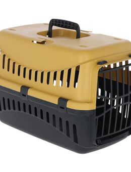 Kerbl Pet Transportbox Expedion - gelb / dunkelgrau: L 45 x B 30 x H 30 cm