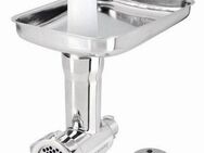 grossag Fleischwolfaufsatz KFW600 1385, Zubehör für alle Kenwood-Küchenmaschinen mit TWIST-System / Drehanschluss-System, Direktanschluss aus Edelstahl