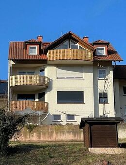 Helle 3-Zimmer-Dachgeschosswohnung mit herrlichem Talblick! - Kleinwallstadt