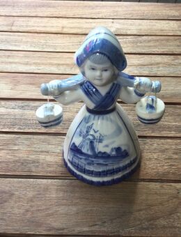 Delft Porzellan Sammler Figur Holländisch Handbemalt Blau/Weiß - Fulda