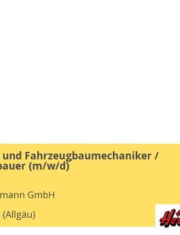 Karosserie- und Fahrzeugbaumechaniker / Karosseriebauer (m/w/d) - Kempten (Allgäu)