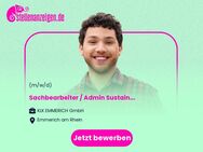 Sachbearbeiter / Admin Sustainabilityreport (w/m/d) - Emmerich (Rhein)