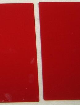 0124 Zwei rote Scheiben für Halogen-PAR 150 x 190 x 3mm - Lüdenscheid
