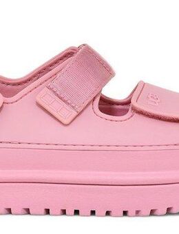 UGG K GOLDENGLOW Badesandale, Sommerschuh, Poolslides, Plateauabsatz, mit Klettverschluss
