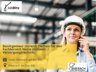 Bauingenieur (m/w/d) Tiefbau für den Fachbereich Netze (Umwelt- / Versorgungstechnik) - Biberach (Riß) Zentrum