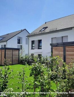 Neubau-Doppelhaushälfte mit Satteldach nach EH 40 Effizienzstandard! - Hahnheim