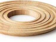 Continenta Topfuntersetzer, 2-tlg., rund, Gummibaum Ø 21x1,5 cm