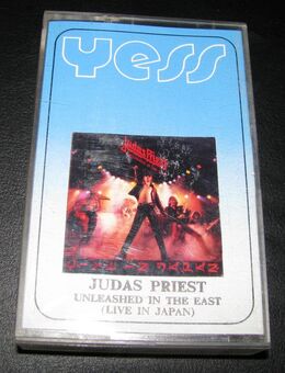 Musik-Kassette MC - Judas Priest – Unleashed In The East - Yess - Indonesien - Kamen
