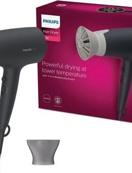 Philips Haartrockner Essential Series 3000 BHD351/10, 2100 W, mit ThermoProtect Aufsatz, 6 Hitze- und Geschwindigkeitsstufen