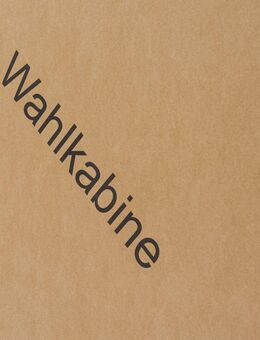 Original Wahlkabine Tischkabine - Hamburg Hamburg-Nord
