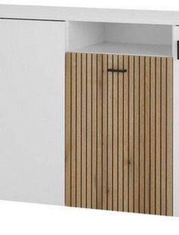 INOSIGN Sideboard Hudson, in moderner Trendfarbe, Griffe aus Metall (Schwarz), Breite 200 cm