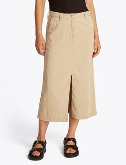 Tommy Hilfiger Webrock CO TENCEL MIDI SKIRT mit Schlitz