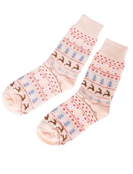 TIAKI Pet & Parent Socken mit nordischem Wintermuster - Für Hundebesitzer - Einheitsgröße (36 - 41 / 1 Paar)