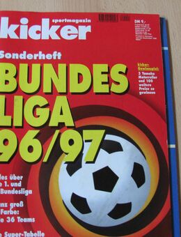 Sportmagazin Kicker 1996/97 - Lehrte