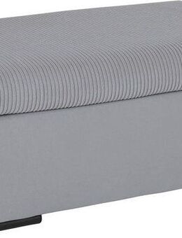 Home affaire Polsterhocker Win, mit schwarzen Metallfüßen, frei im Raum stellbar