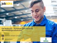Ferienkraft - summer job (m/w/d) Automobilproduktion - München