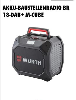 Akku-Baustellenradio BR 18-DAB+ M-CUBE - Düsseldorf