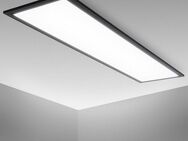 B.K.Licht LED Deckenleuchte BK_DP1497 LED Panel Deckenlampe, 1 Meter, 4.000K Neutralweißes Licht, LED fest integriert, Neutralweiß, 22 Watt, 2.200Lm, Schwarz, 100x25x6,5 cm