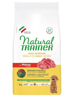 Natural Trainer Adult Small & Toy mit Rind - 2 kg