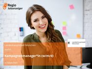 Kampagnenmanager*in (w/m/d) - München