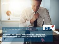 Referent Analysen, Projekte und Konzeption Werkstattnetz für Landsysteme Bw (m/w/d) - Bonn