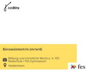 Büroassistent/in (m/w/d) - Heidenheim