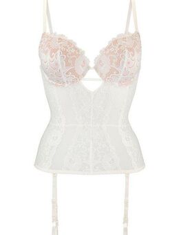 JETTE Corsage mit Push-up-Kissen und abnehmbare Strapse, sexy Dessous, Reizwäsche